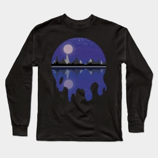 Melted Landscape Long Sleeve T-Shirt